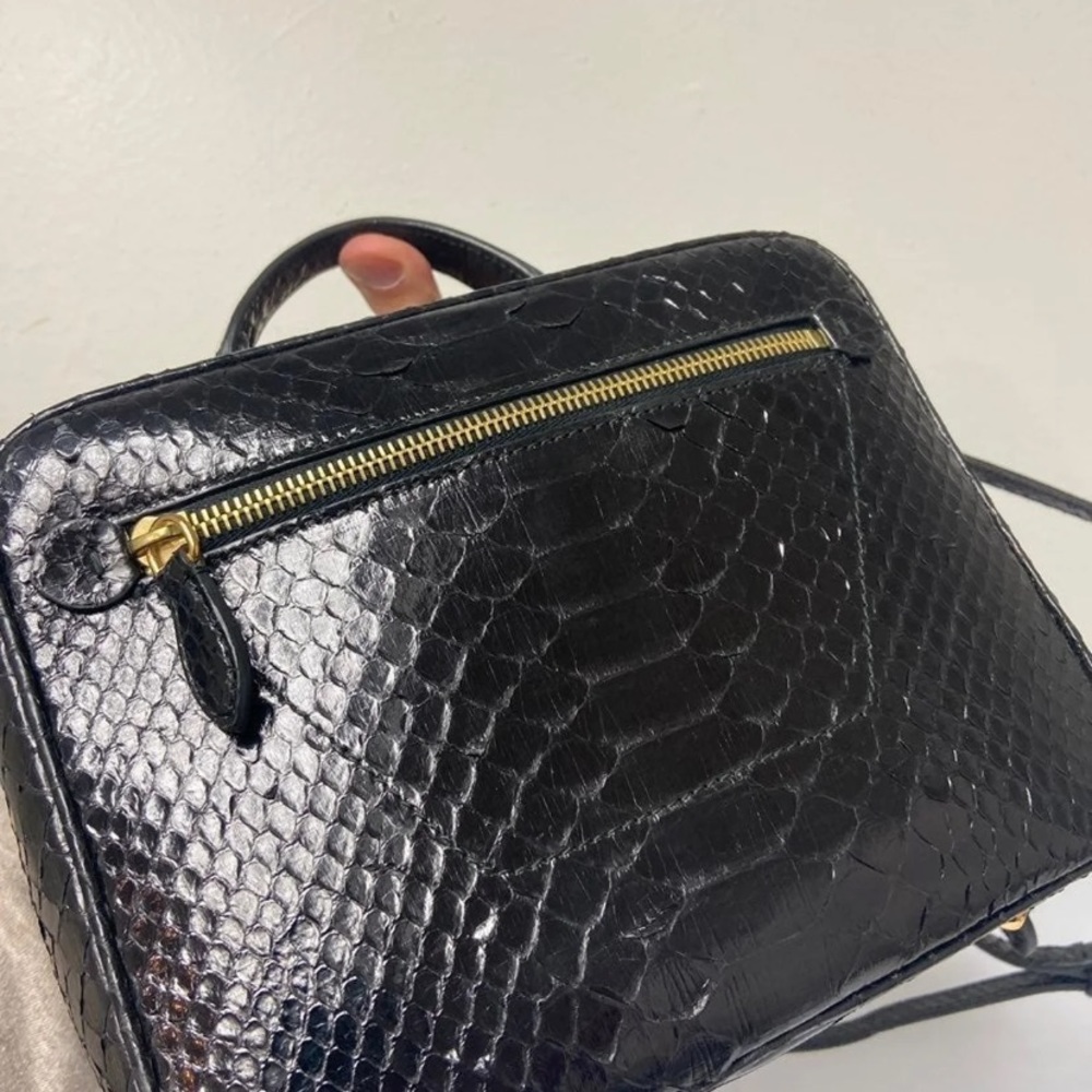 Mark Cross Laura Python HandBag - Picture 6 of 12